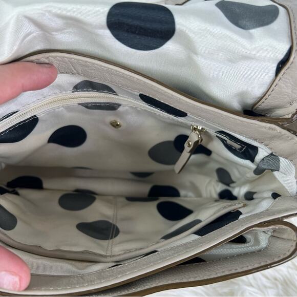 KATE SPADE New York Turn Lock Flap Leather Shoulder Bag - Picture 9 of 12